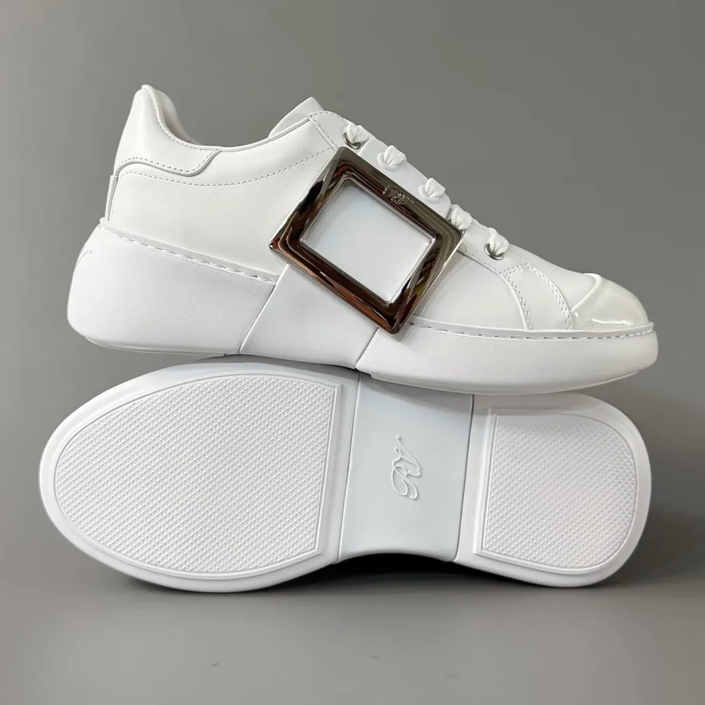 Roger Vivier Viv' Skate Strass Sneakers 縮圖 4