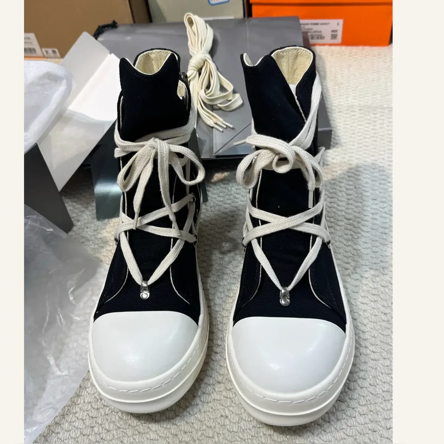 Rick Owens DRKSHDW Geobasket High-top 縮圖 2