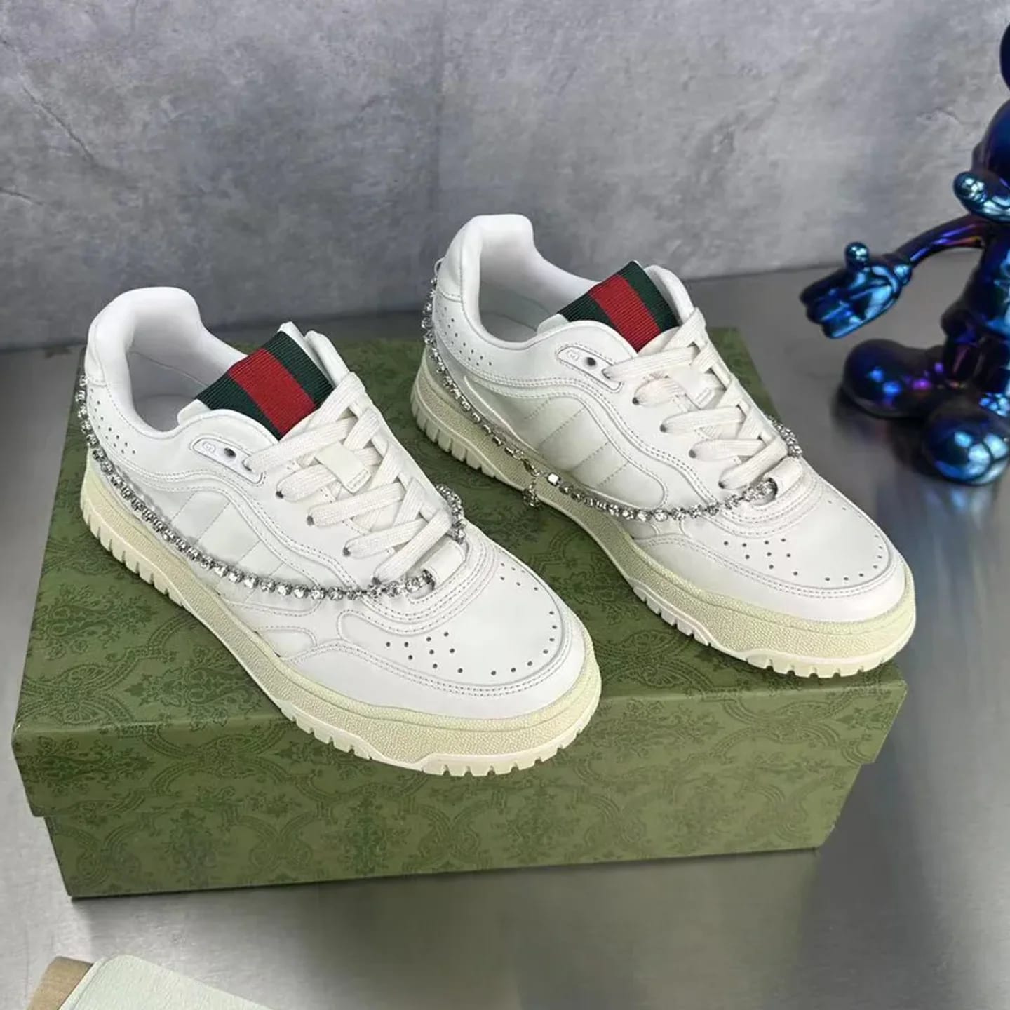 Gucci Distressed Basketball Sneaker 縮圖 2