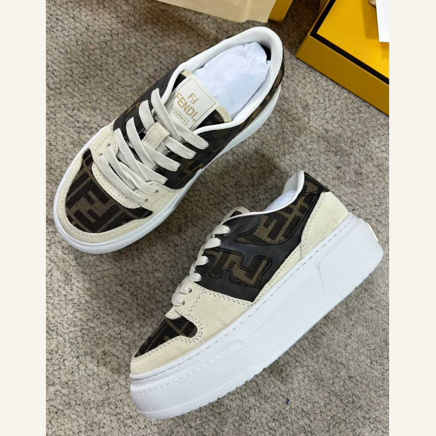 Fendi Match Platform Sneaker 縮圖 3