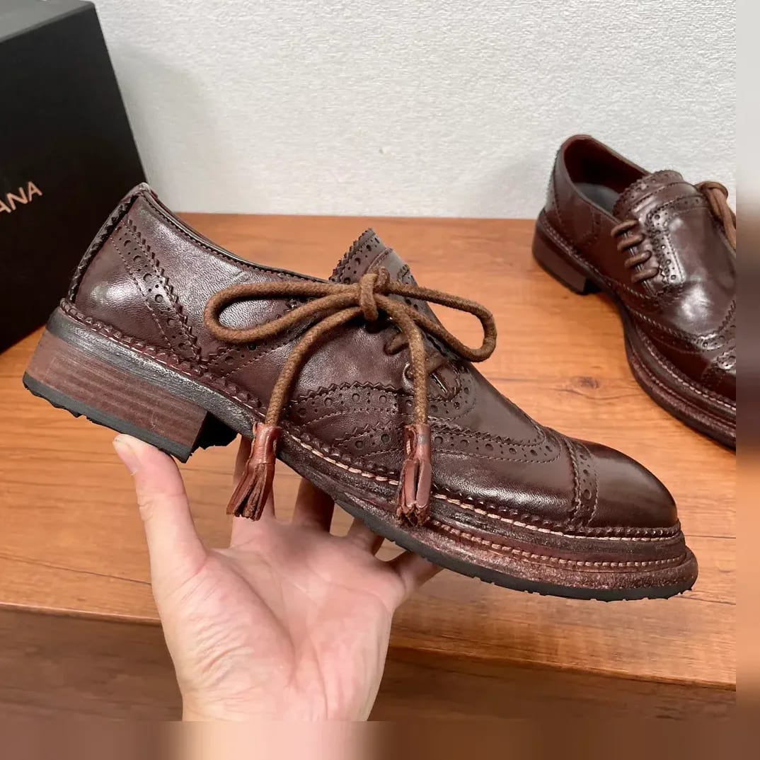 Dolce & Gabbana Cap-toe Brogue Derby 縮圖 4