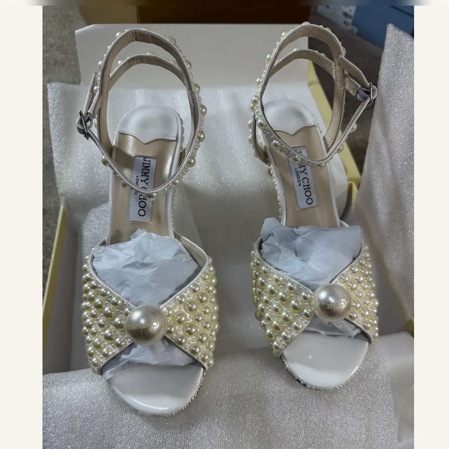 Jimmy Choo Pearl-embellished Sandal 縮圖 4