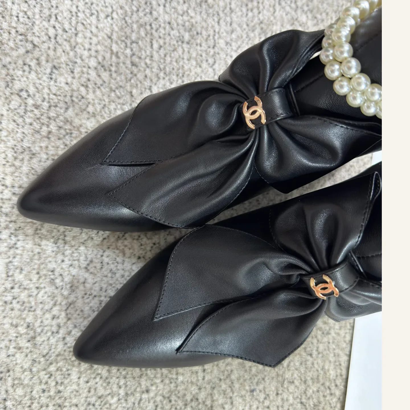 CHANEL Pearl-chain Knee-high Boot 縮圖 3