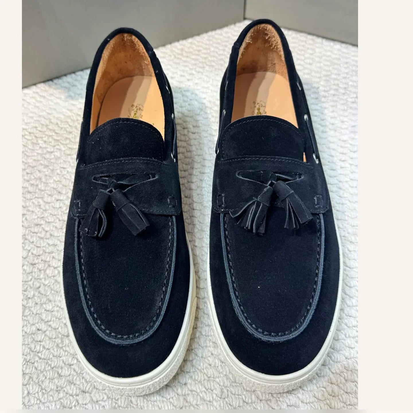 Brunello Cucinelli Suede Tassel Loafer 縮圖 2