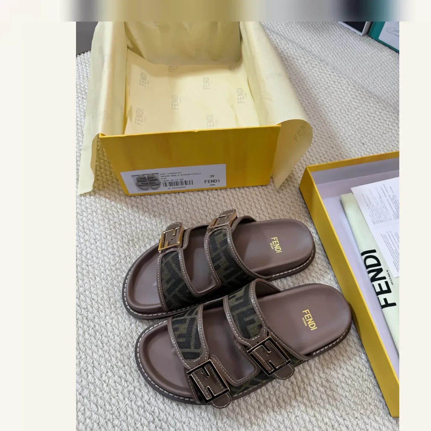 Fendi FF-logo Sandal 縮圖 1
