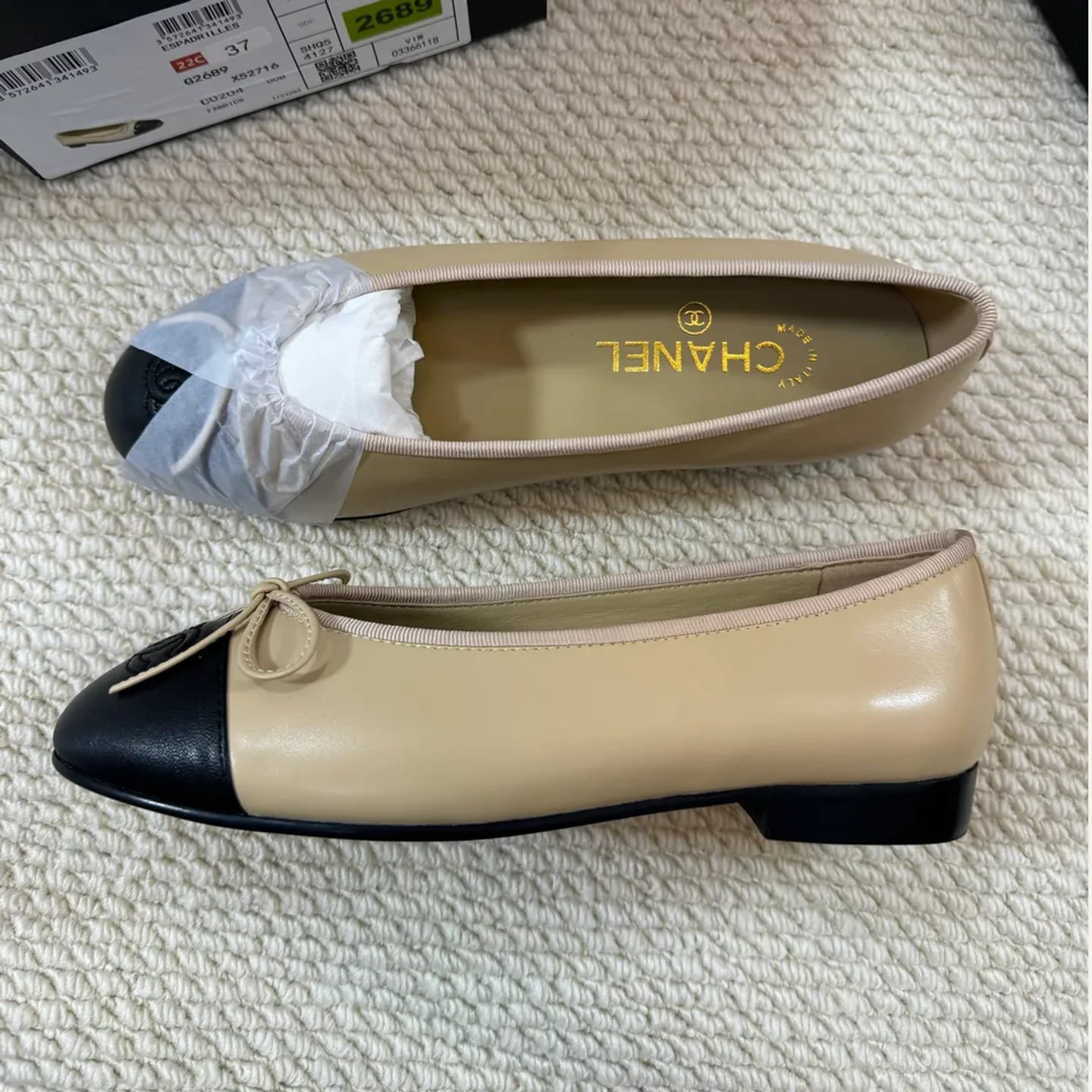 CHANEL Cap-toe Ballerina 縮圖 3