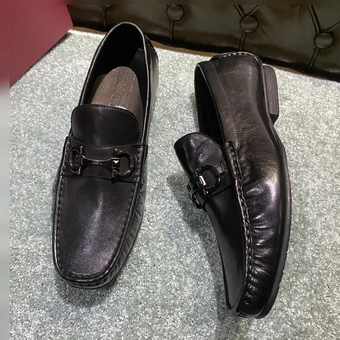 Ferragamo Washed-leather Loafer 縮圖 4
