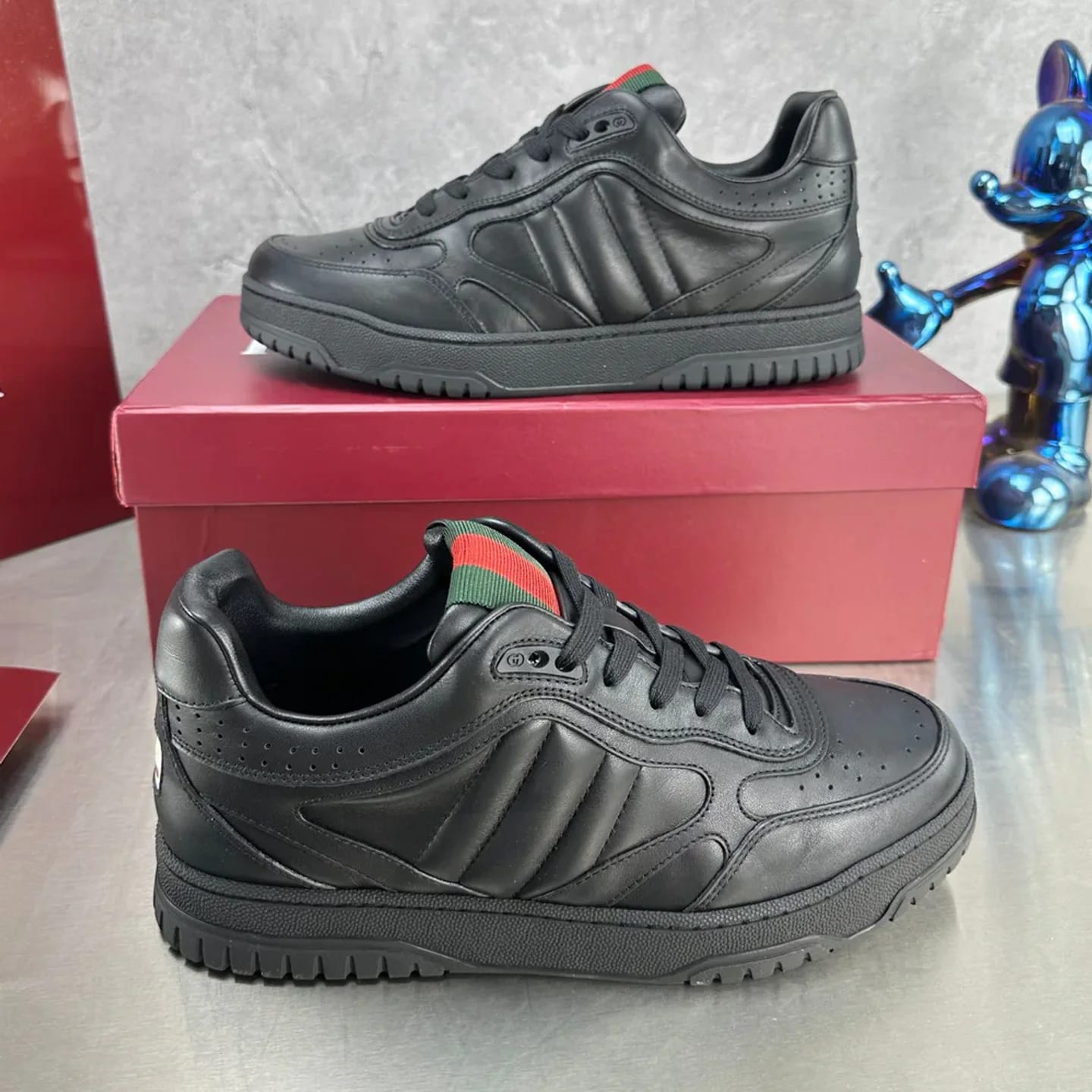 Gucci Distressed Basketball Sneaker 縮圖 4