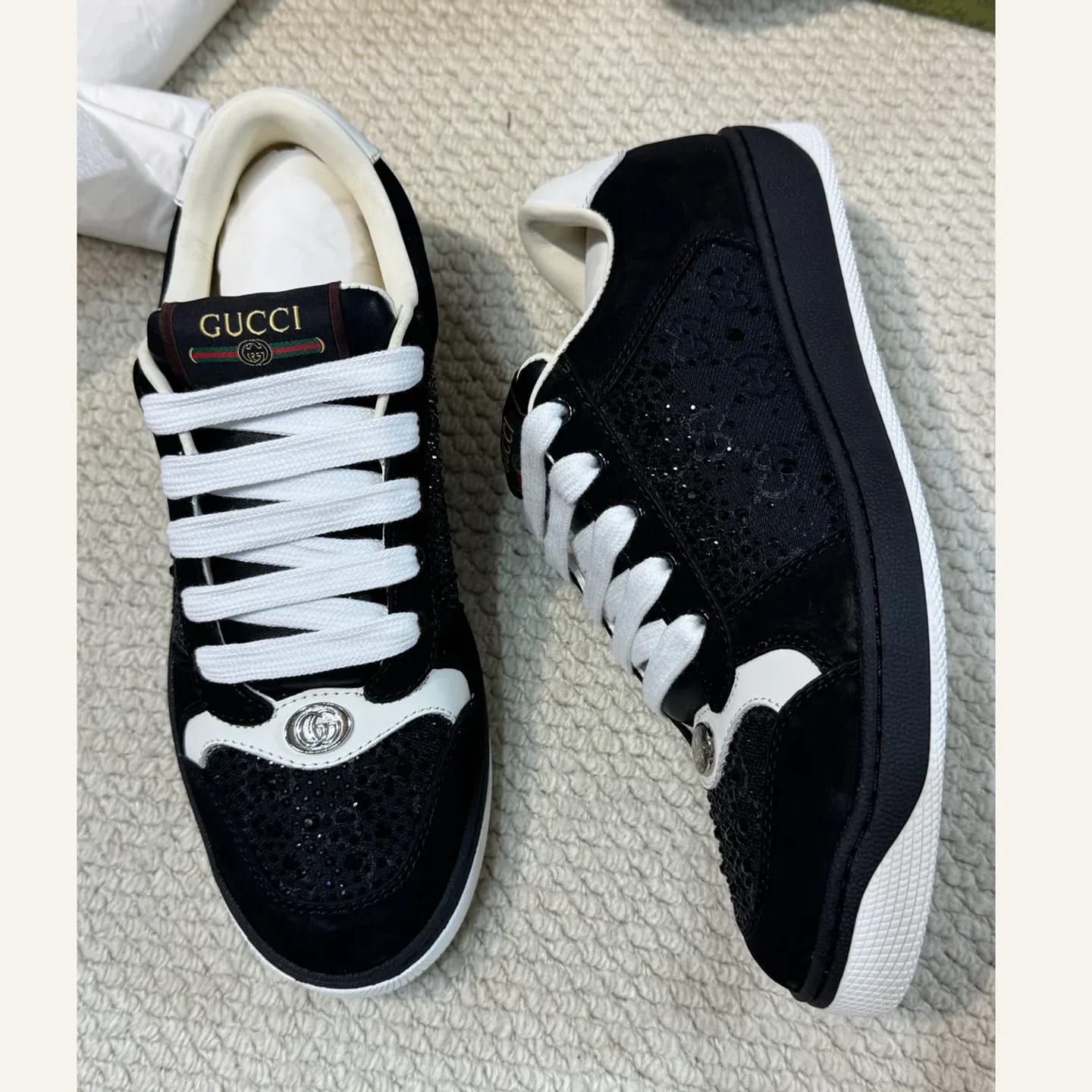 Gucci Crystal GG Low-top Sneaker 縮圖 3