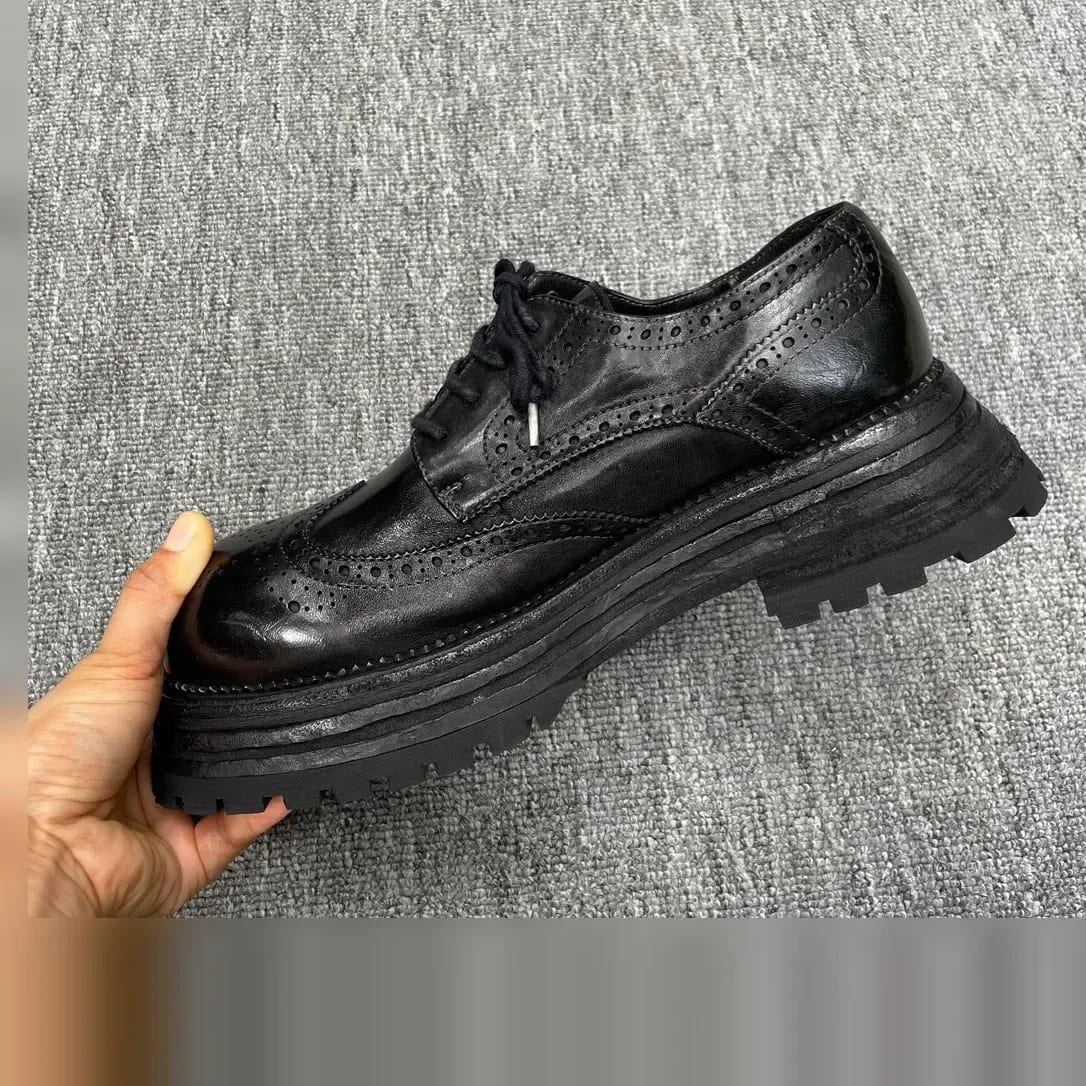 Bottega Veneta Washed-leather Derby 縮圖 4