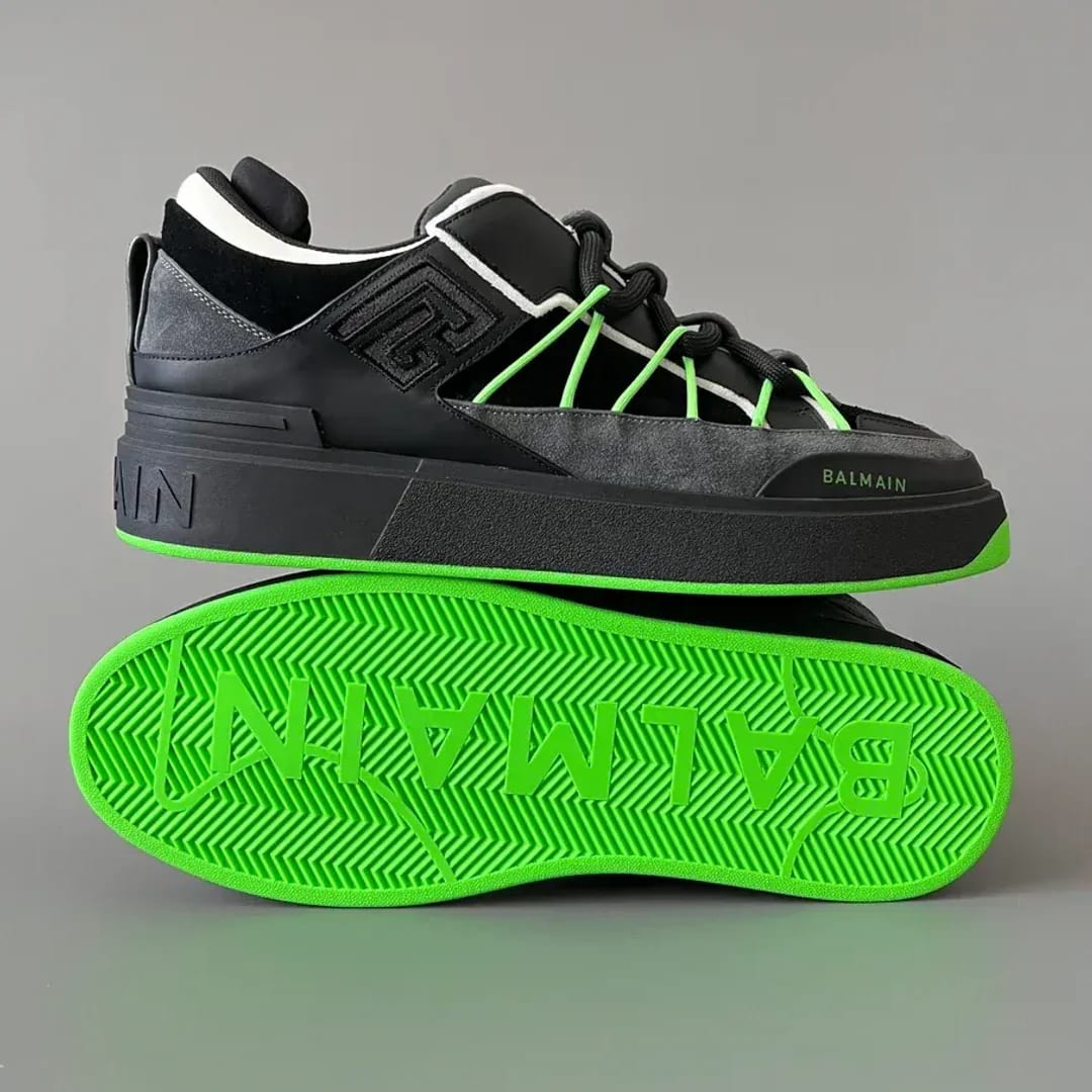 Balmain B-Court Puffy Skate Sneakers 縮圖 4