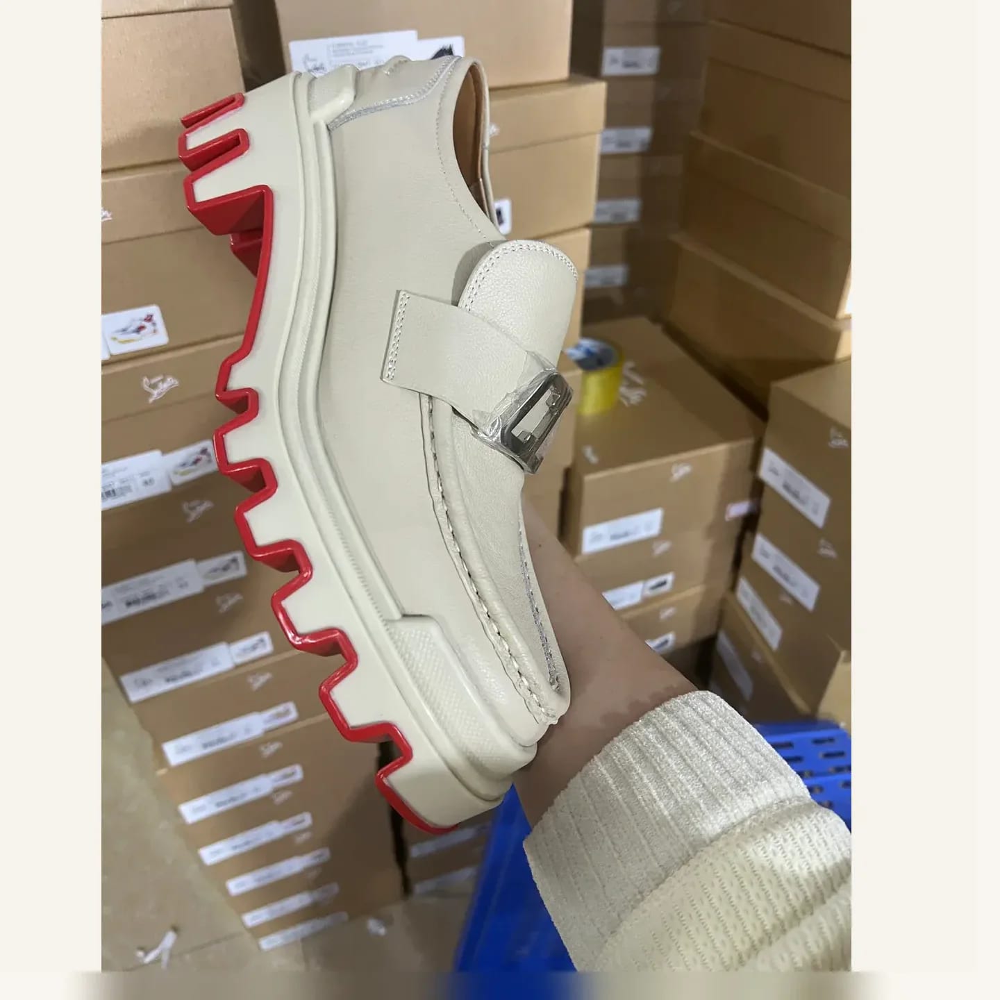 Christian Louboutin Loubishark Slip-on Sneaker 縮圖 3