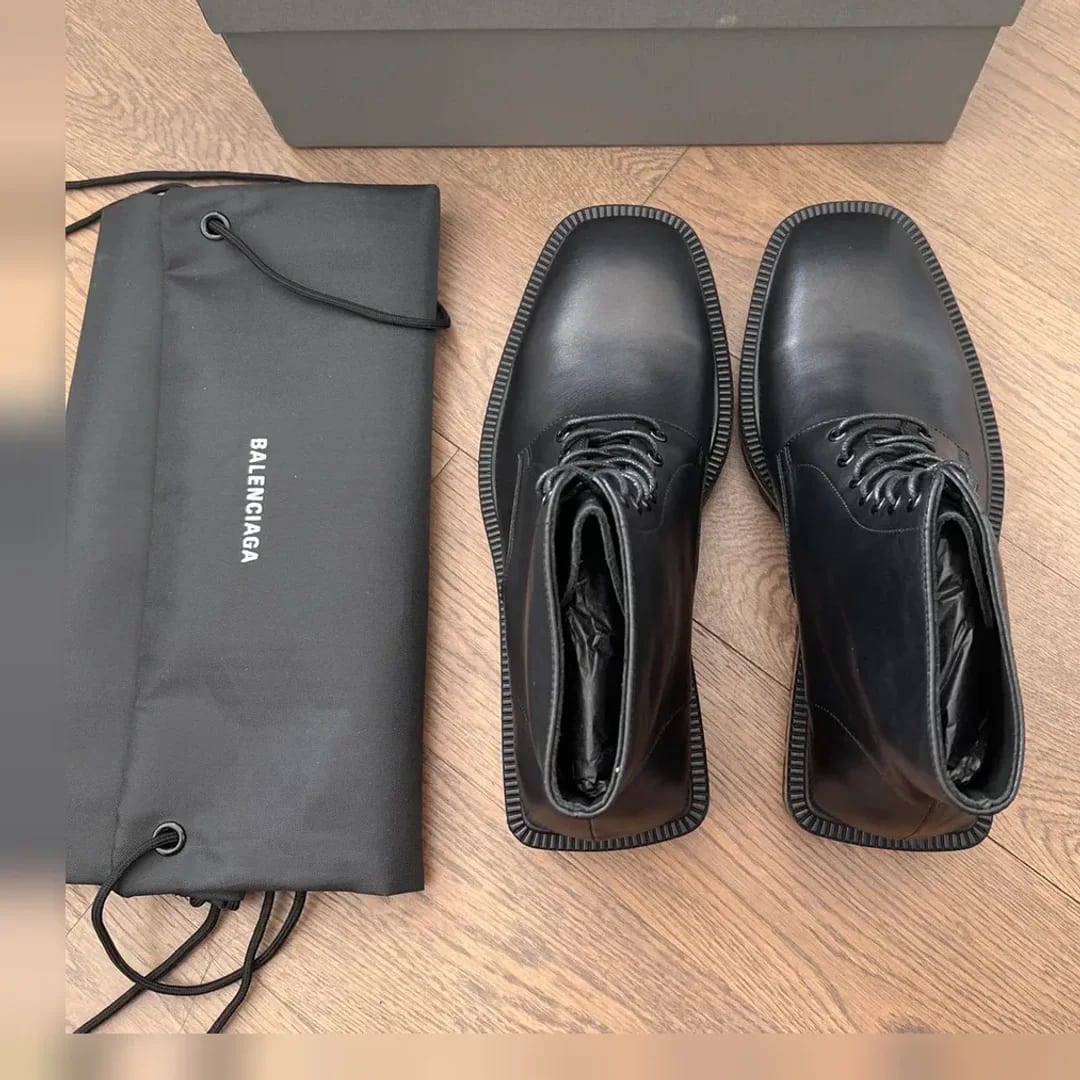 Balenciaga Rhino 25mm Lace-Up Boot 縮圖 3