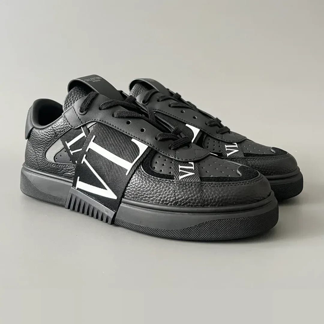 Valentino Garavani Low-Top Calfskin VL7N Sneaker With Bands 縮圖 2