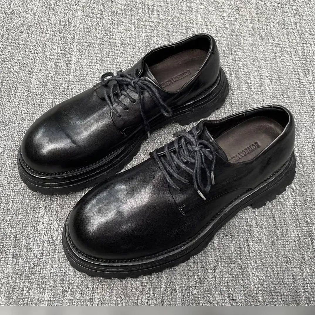 Bottega Veneta Washed-leather Derby 縮圖 2
