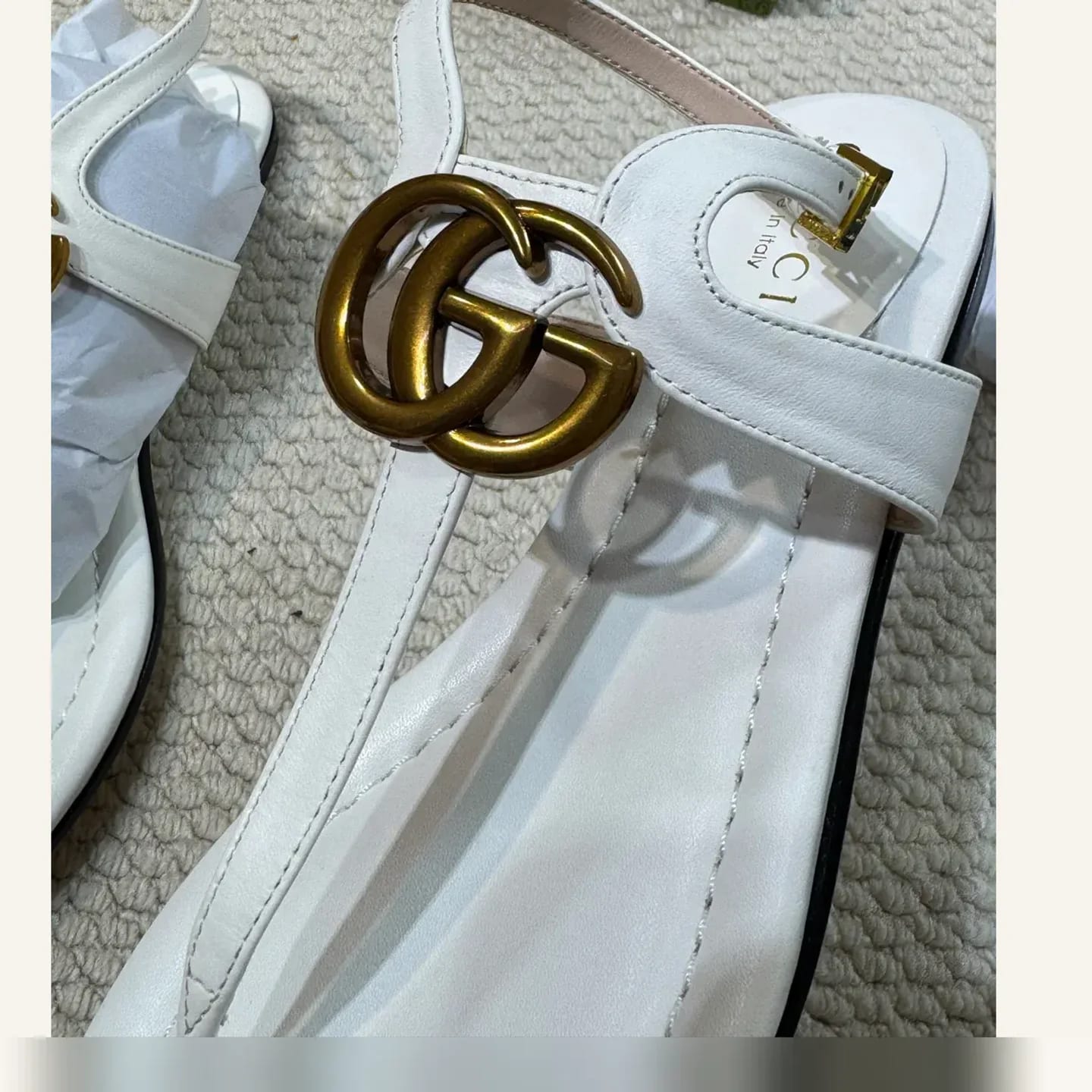 Gucci Interlocking G Thong Sandal 縮圖 3