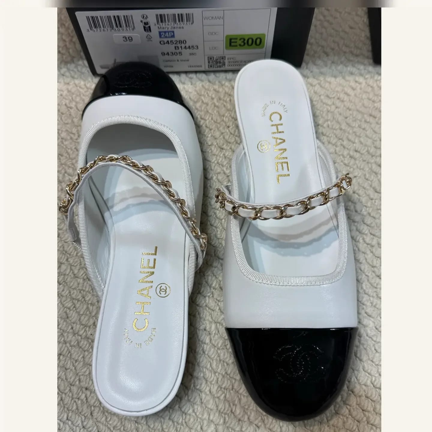 CHANEL Cap-toe Mary Jane Mule 縮圖 3