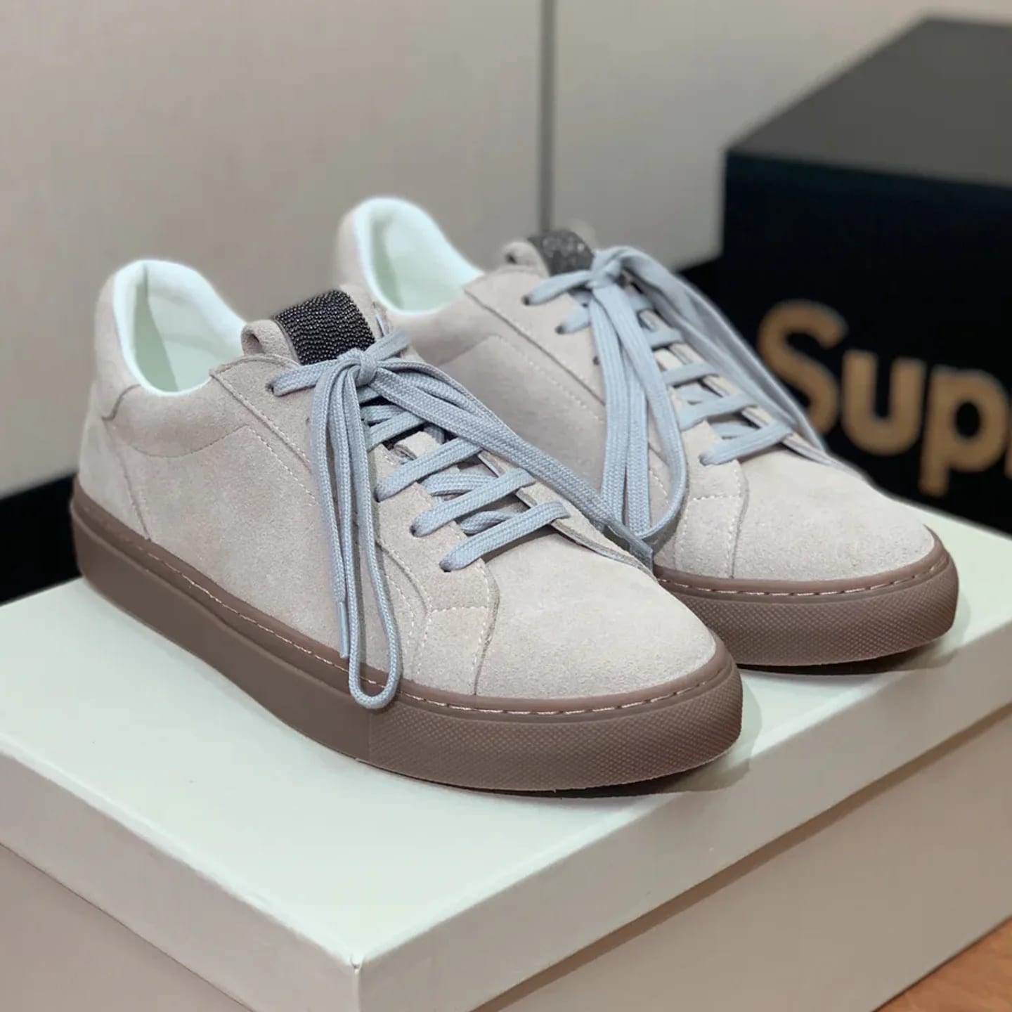 Brunello Cucinelli Suede Low-top Sneaker 縮圖 2