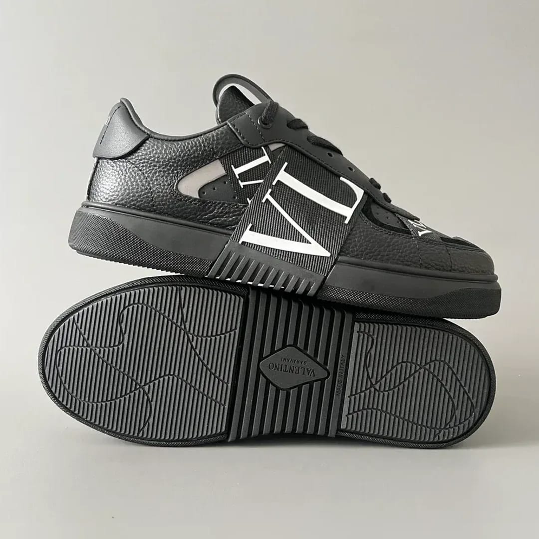 Valentino Garavani Low-Top Calfskin VL7N Sneaker With Bands 縮圖 4