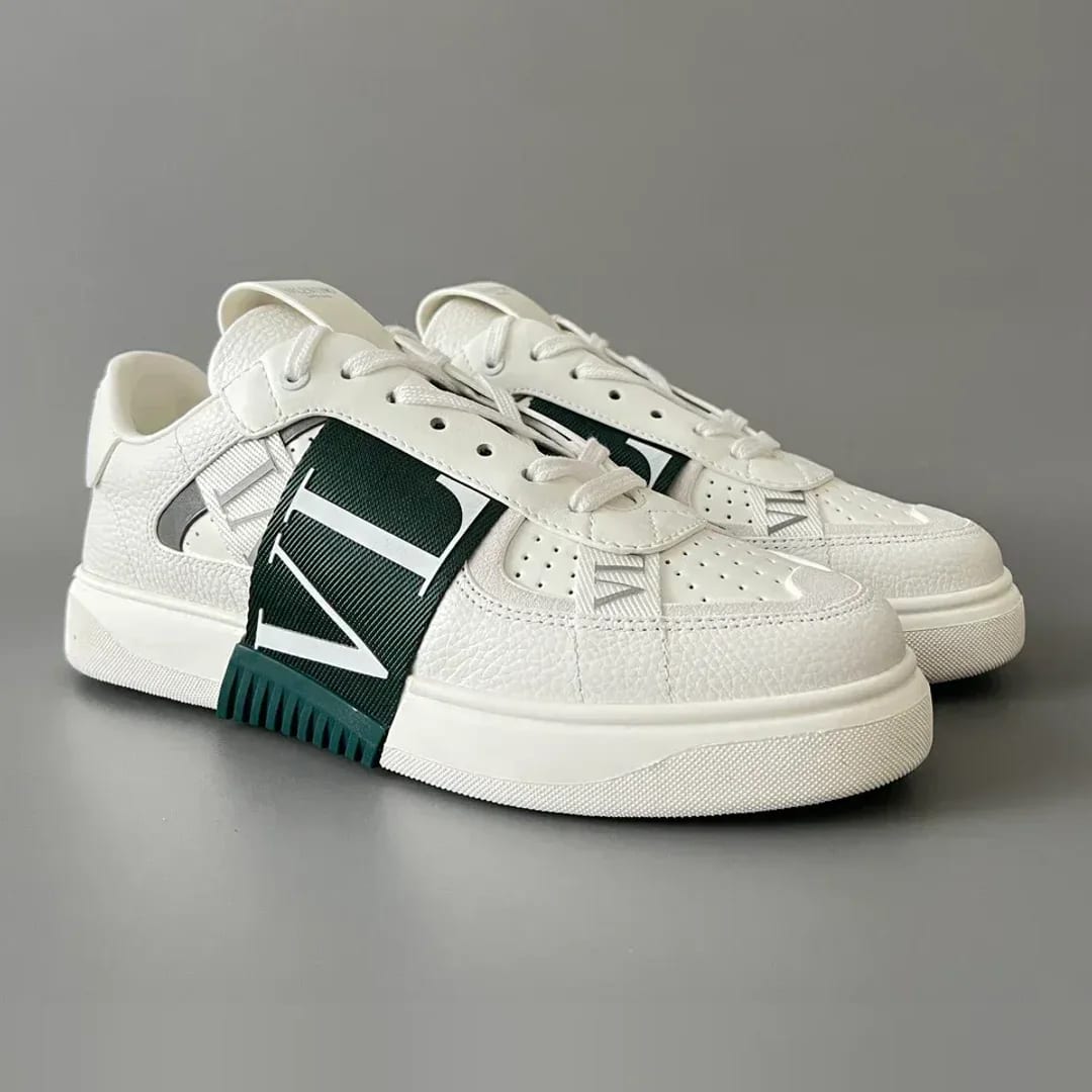 Valentino Garavani Low-Top Calfskin VL7N Sneaker With Bands 縮圖 2
