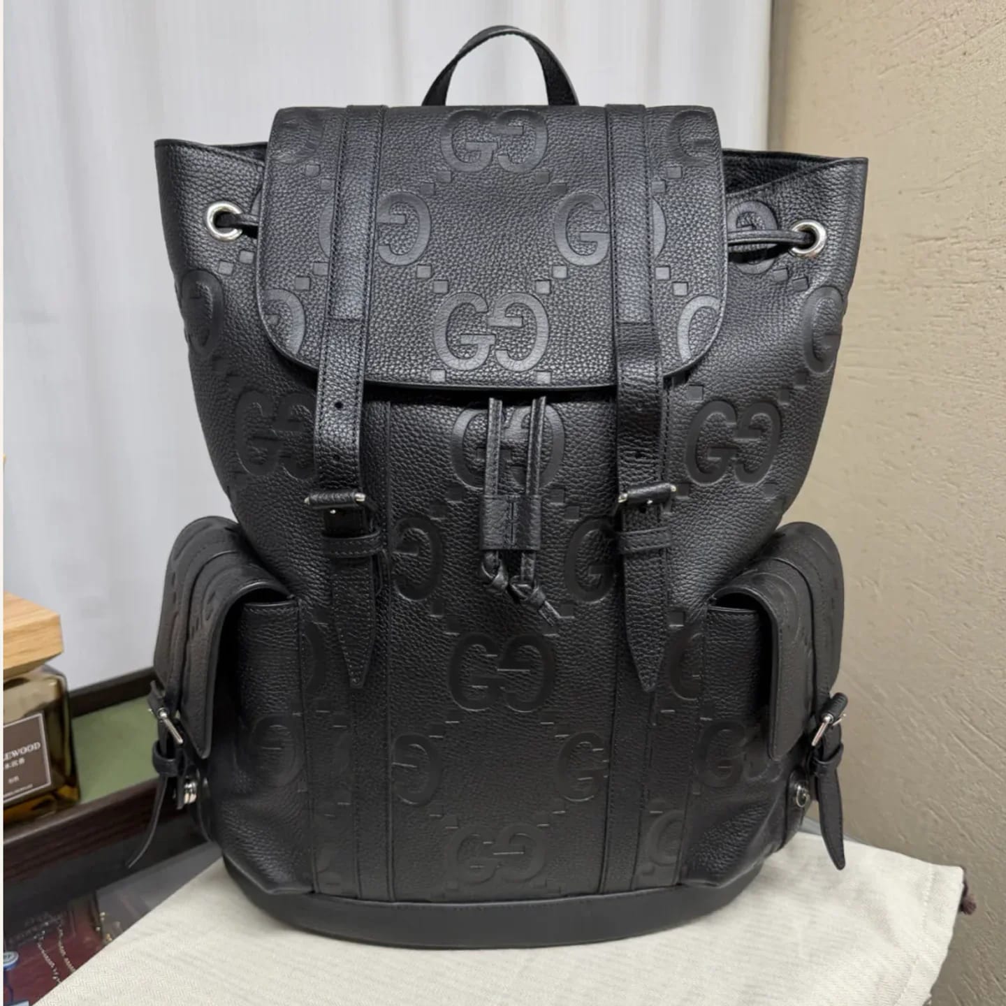 Gucci Medium Jumbo GG Backpack 縮圖 1