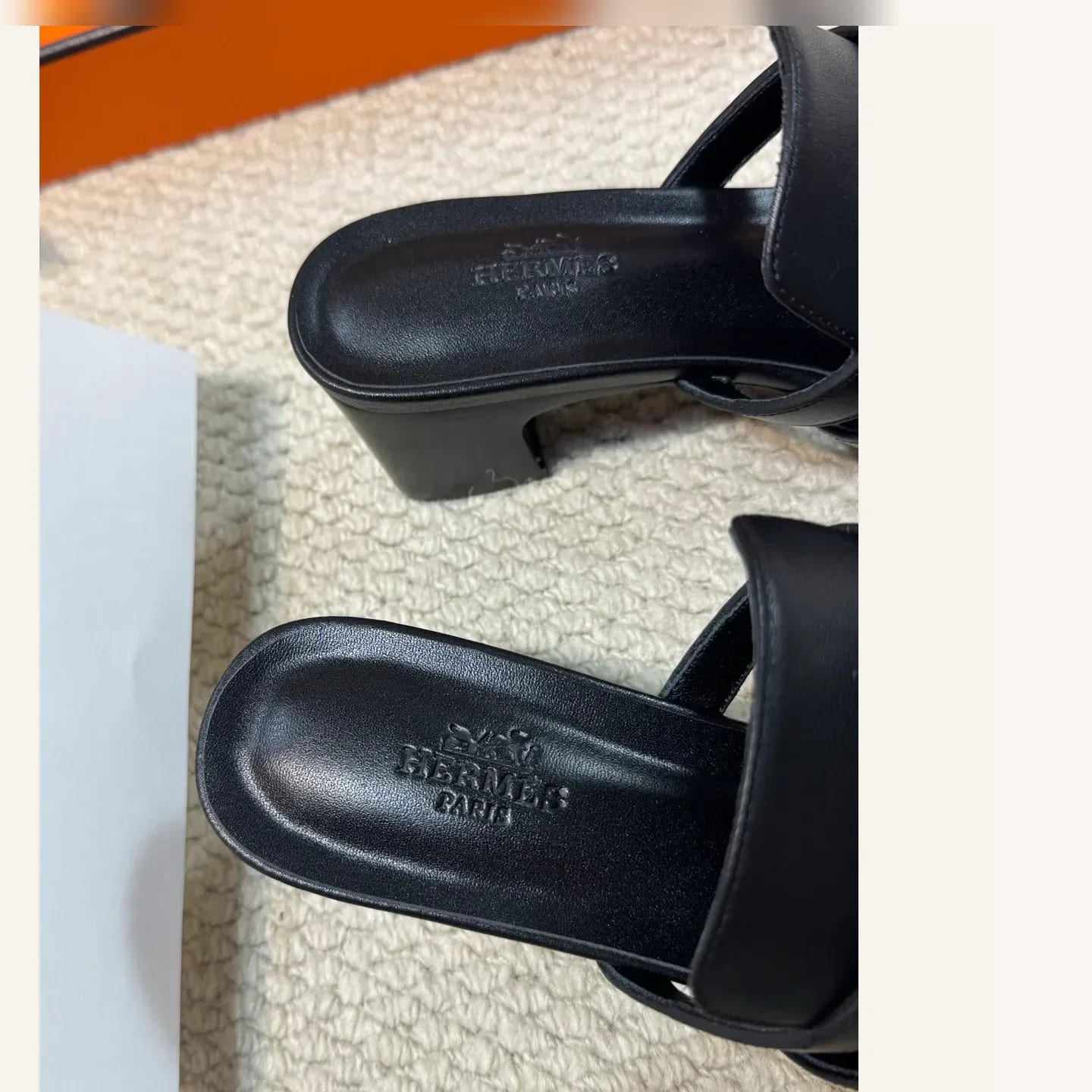 Hermès H-buckle Heeled Mule 縮圖 4