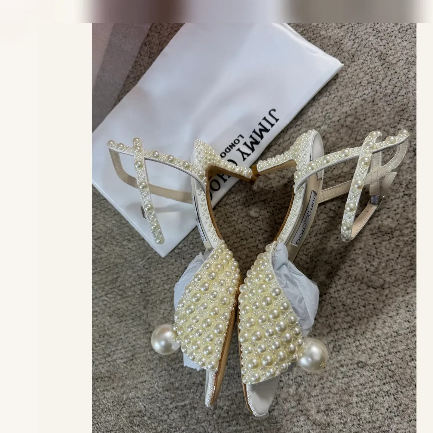 Jimmy Choo Pearl-embellished Sandal 縮圖 3