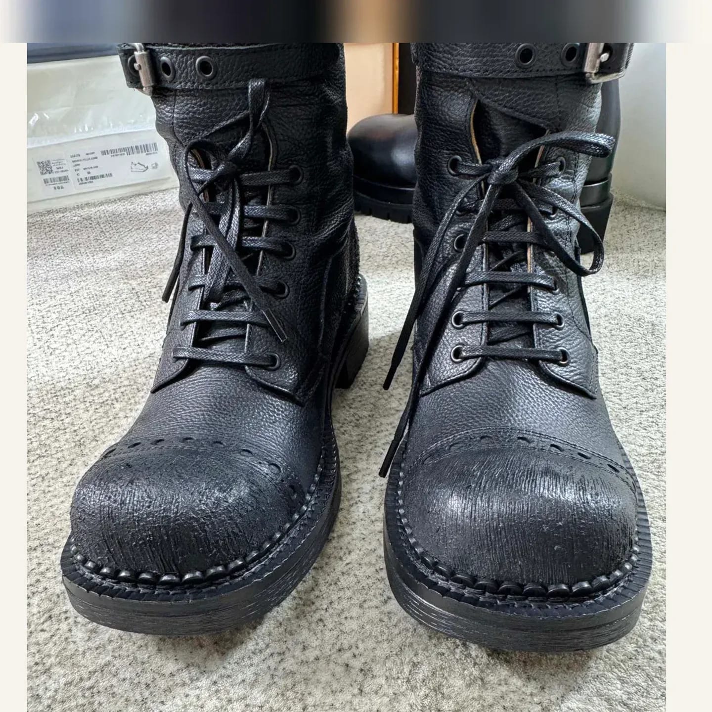 Miu Miu Buckle Biker Boot 縮圖 3