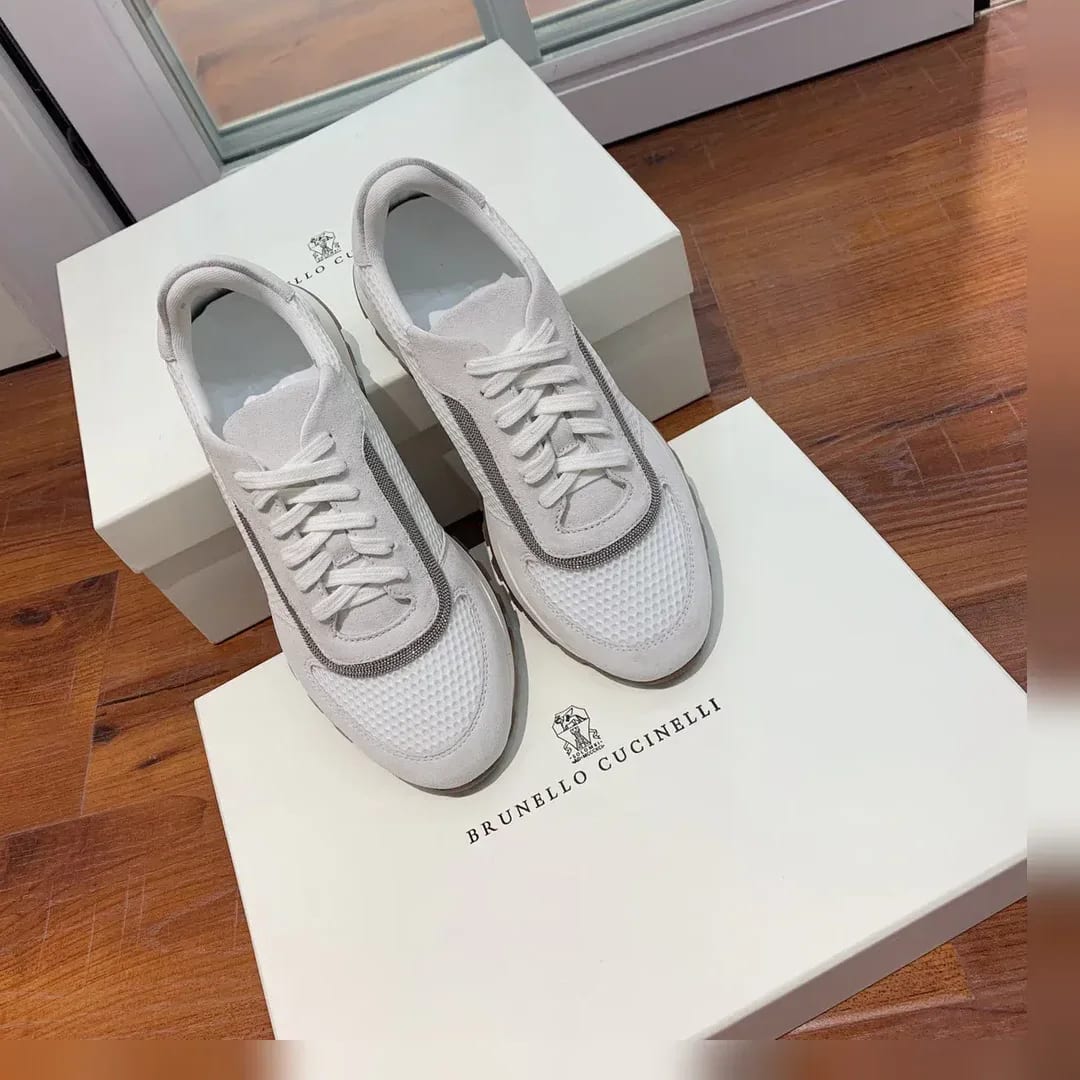 Brunello Cucinelli Monili-chain Sneaker 縮圖 3