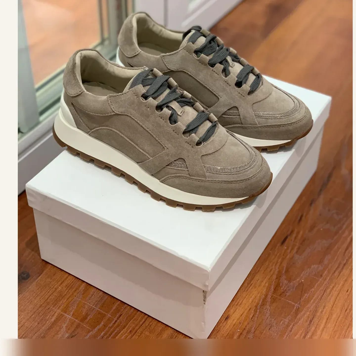 Brunello Cucinelli Monili-chain Sneaker 縮圖 3