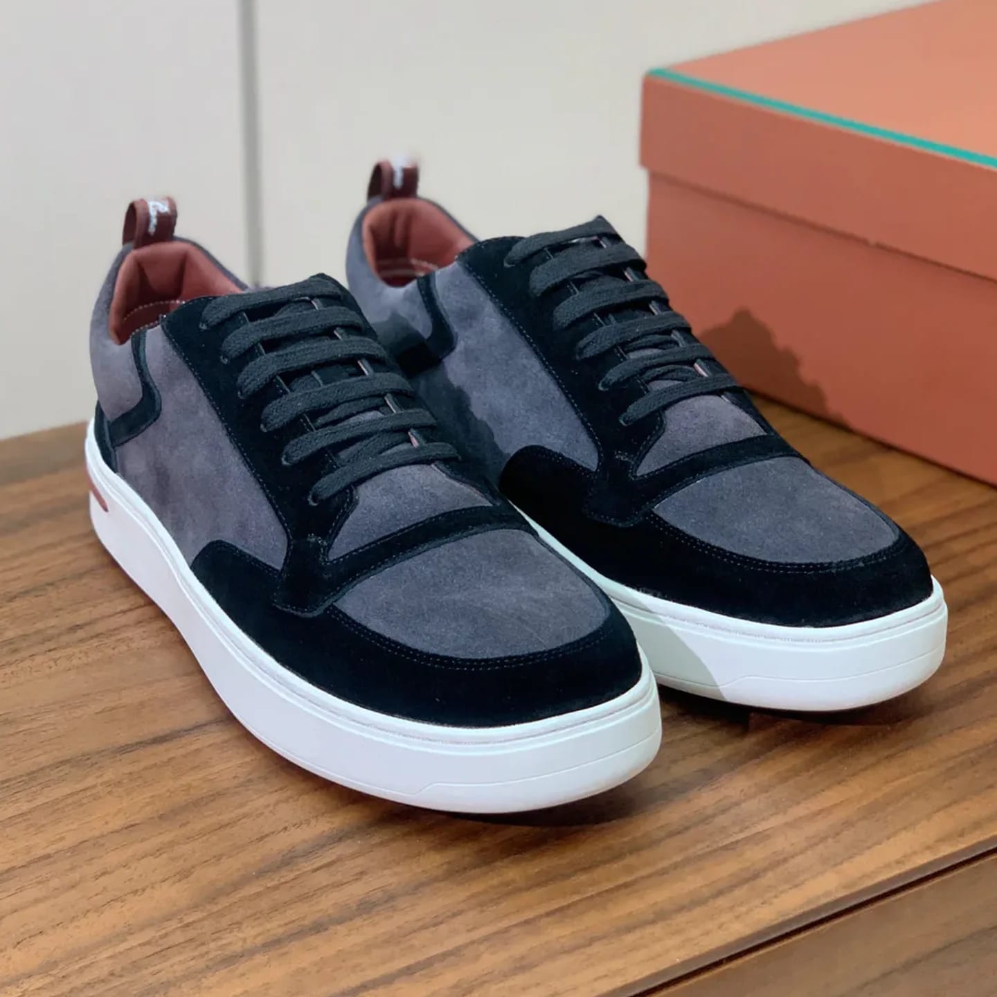 Loro Piana Suede Low-top Sneaker 縮圖 3
