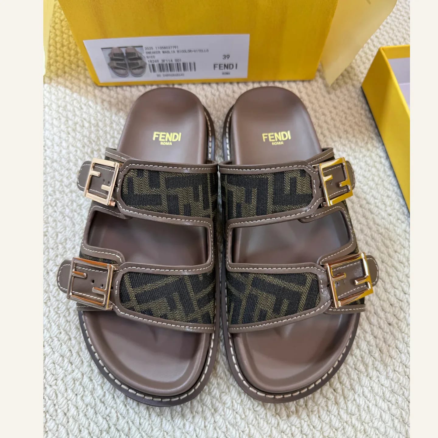 Fendi FF-logo Sandal 縮圖 2