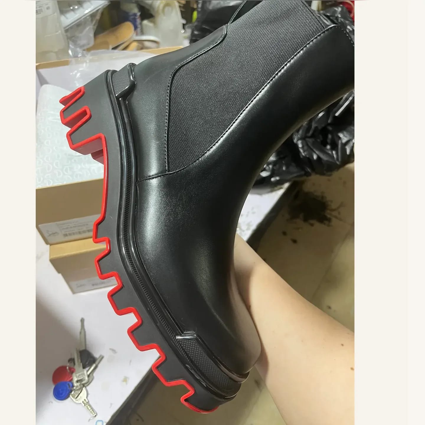Christian Louboutin Loubishark Chelsea Boot 縮圖 3