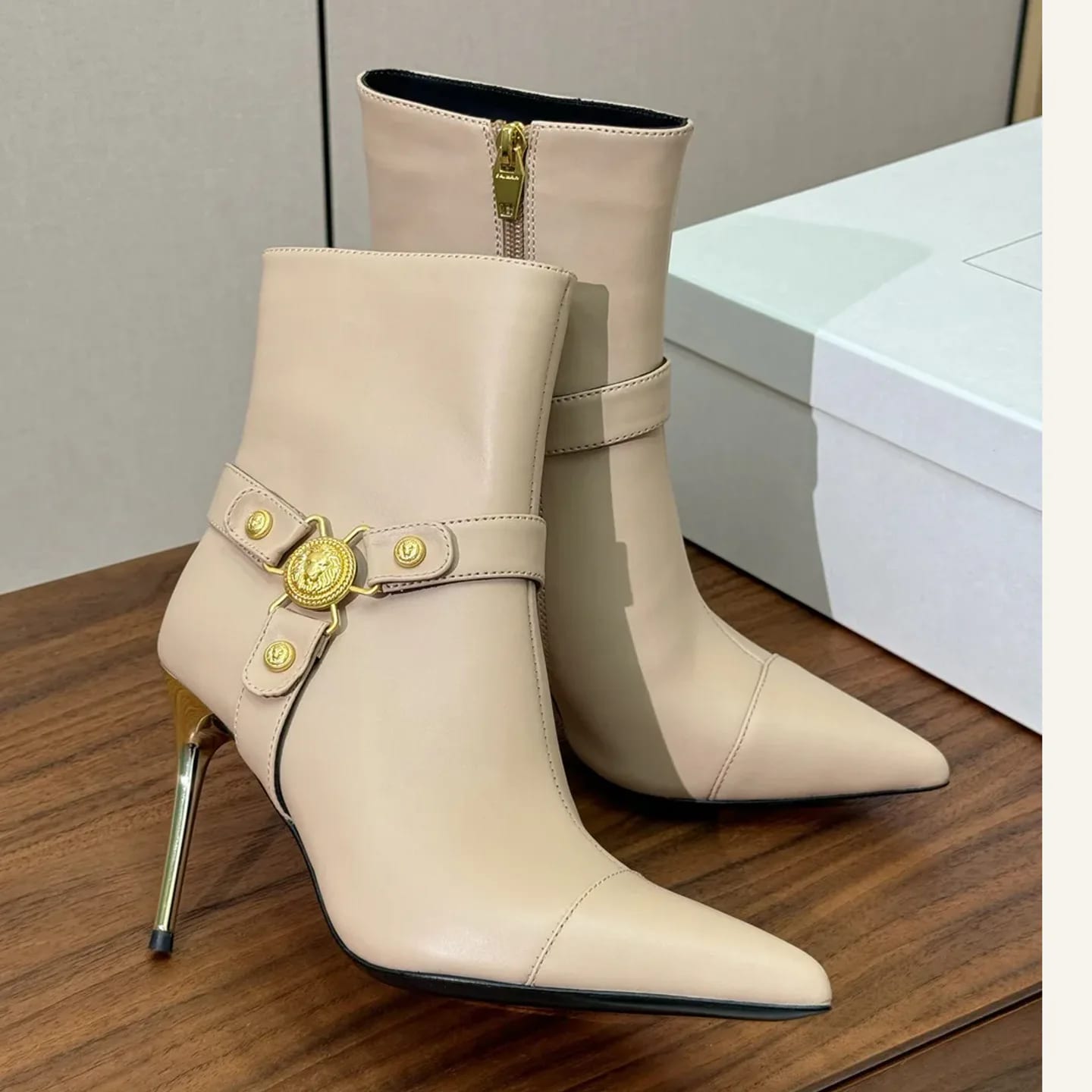 Balmain Buckle Ankle Boot 縮圖 3