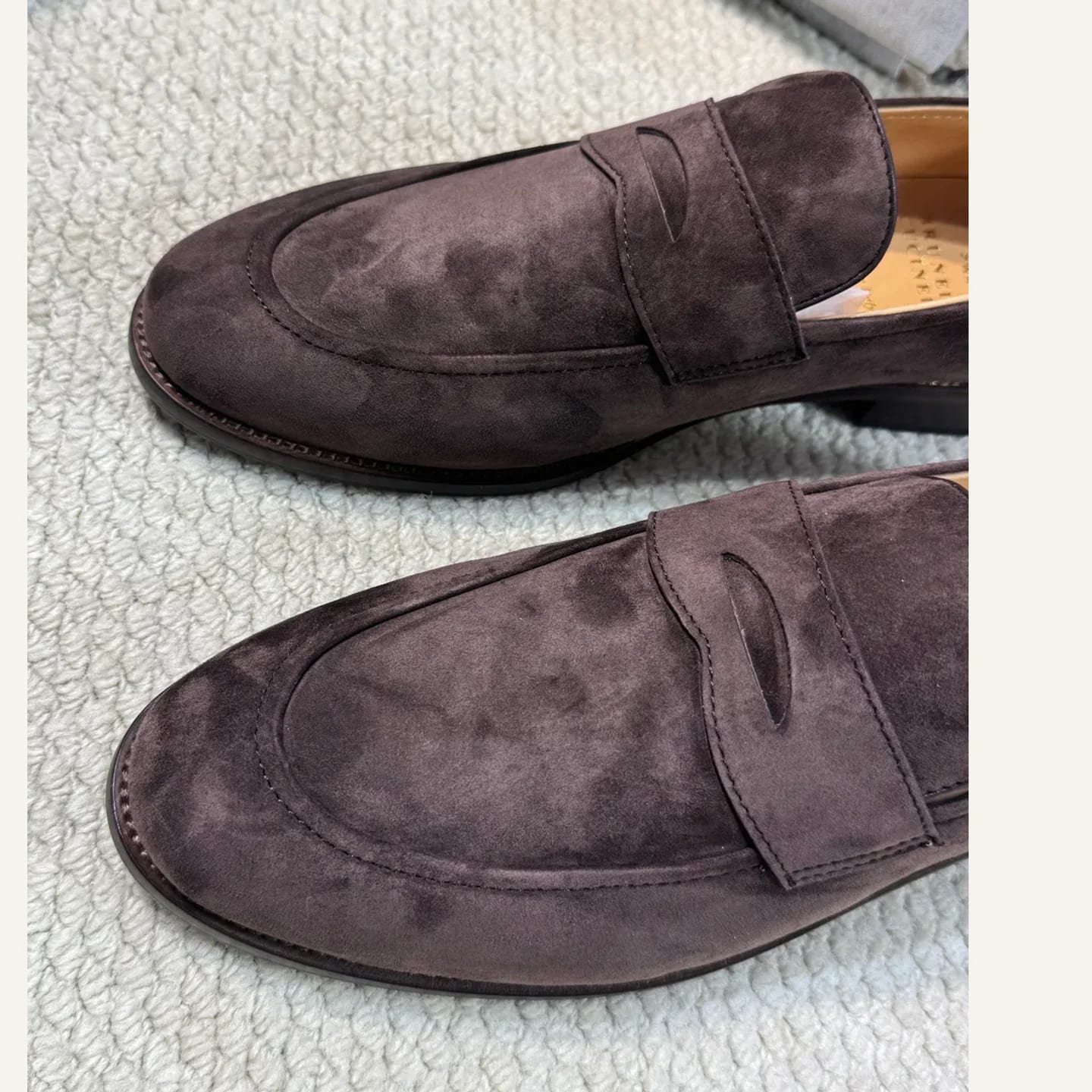 Brunello Cucinelli Suede Penny Loafer 縮圖 4