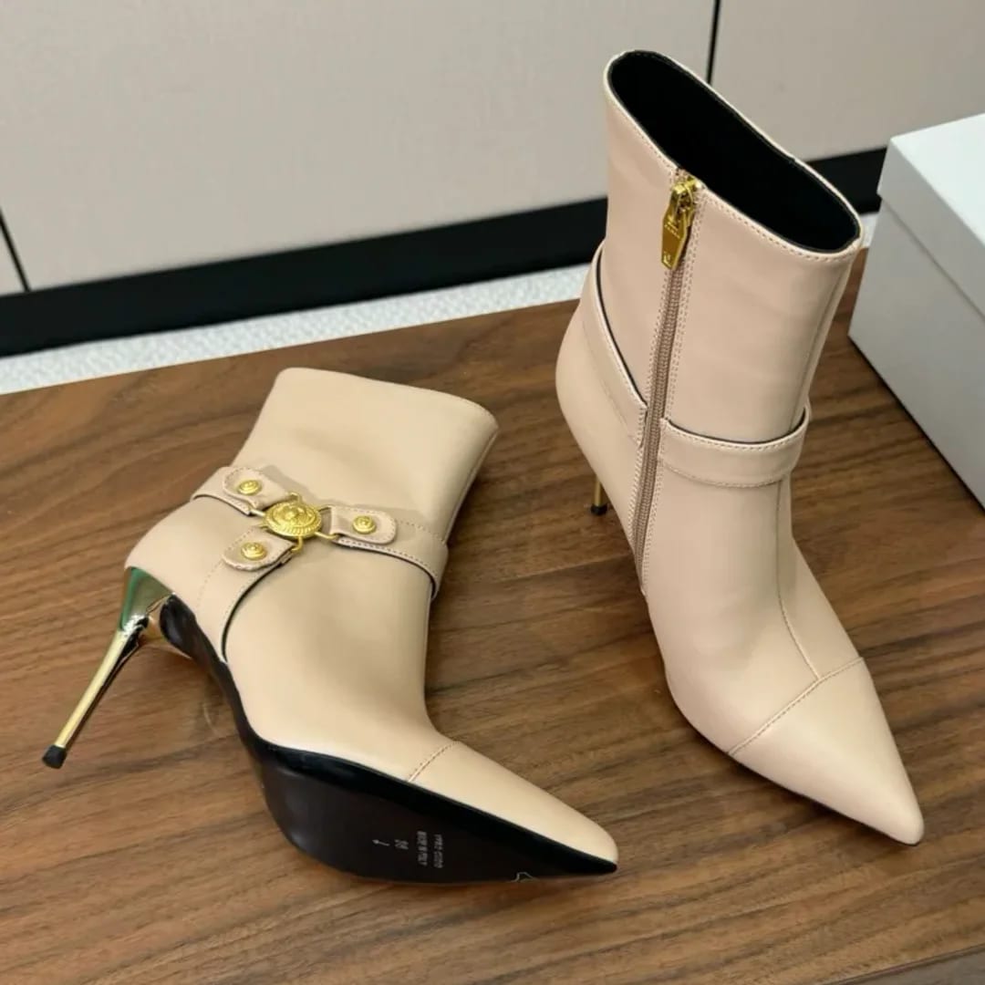 Balmain Buckle Ankle Boot 縮圖 4