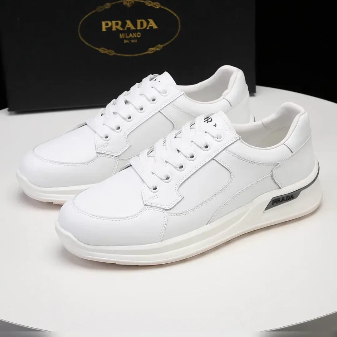 Prada Leather Low-top Sneaker 縮圖 2