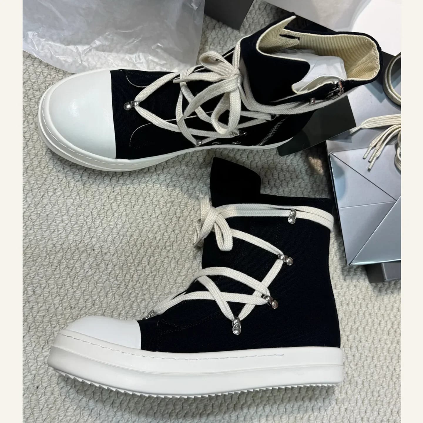 Rick Owens DRKSHDW Geobasket High-top 縮圖 3