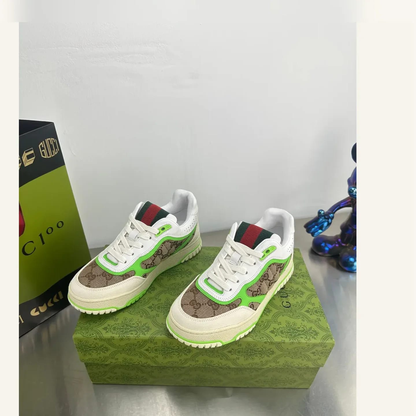 Gucci Distressed Basketball Sneaker 縮圖 2