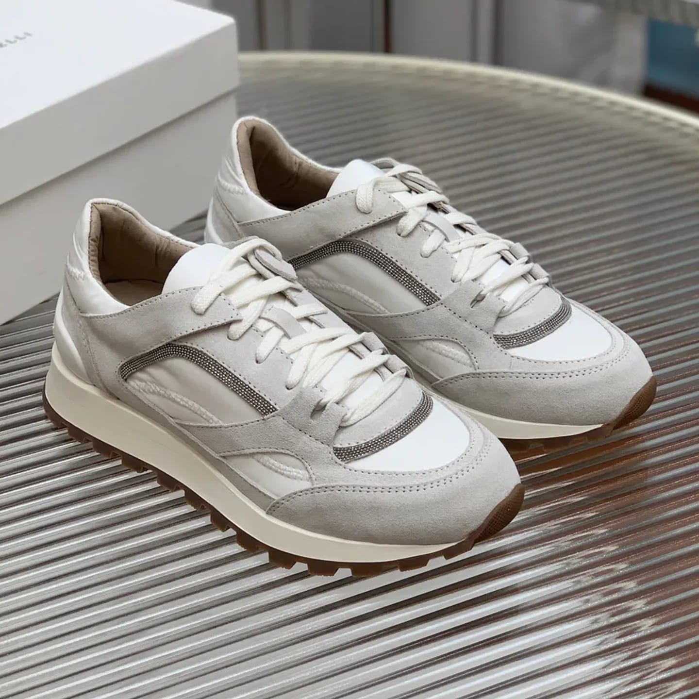 Brunello Cucinelli Monili-chain Sneaker 縮圖 2