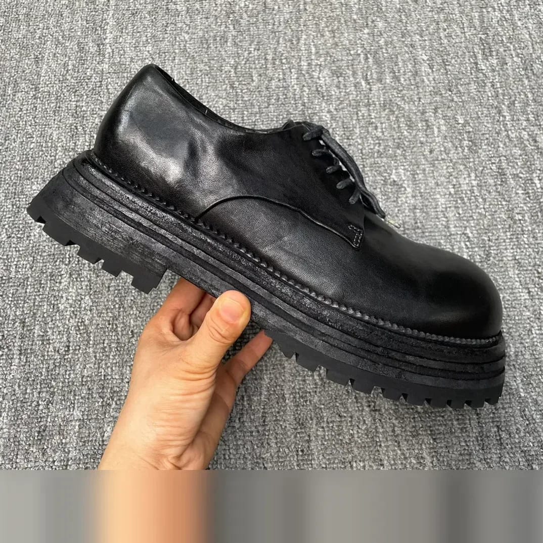 Bottega Veneta Washed-leather Derby 縮圖 4