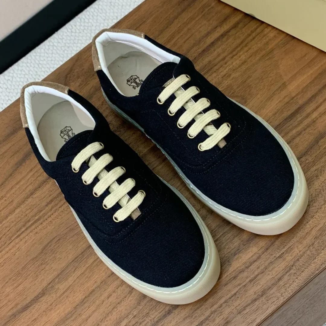 Brunello Cucinelli Canvas Low-top Sneaker 縮圖 2