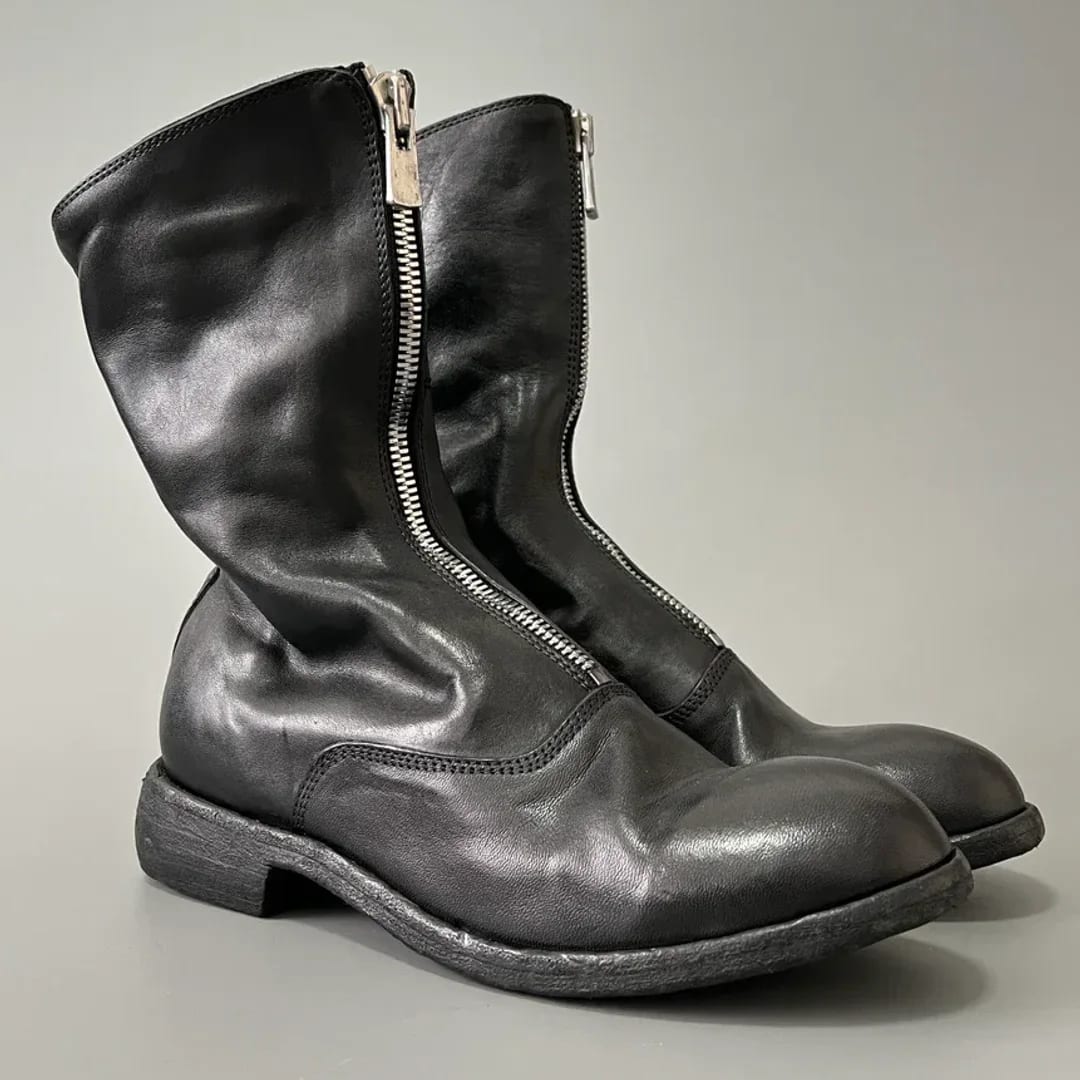 GUIDI 310 Front Zip Army Boots 縮圖 2