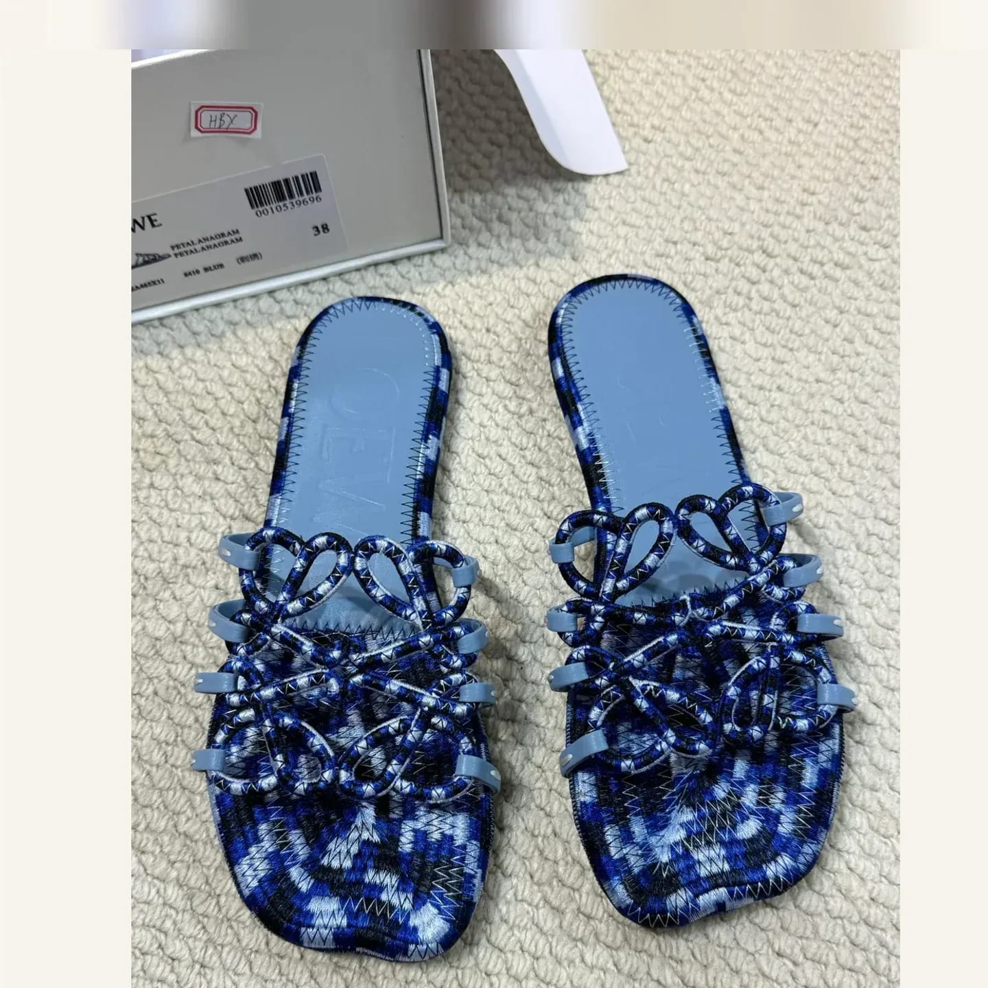 LOEWE Paula's Ibiza Woven Slide 縮圖 2