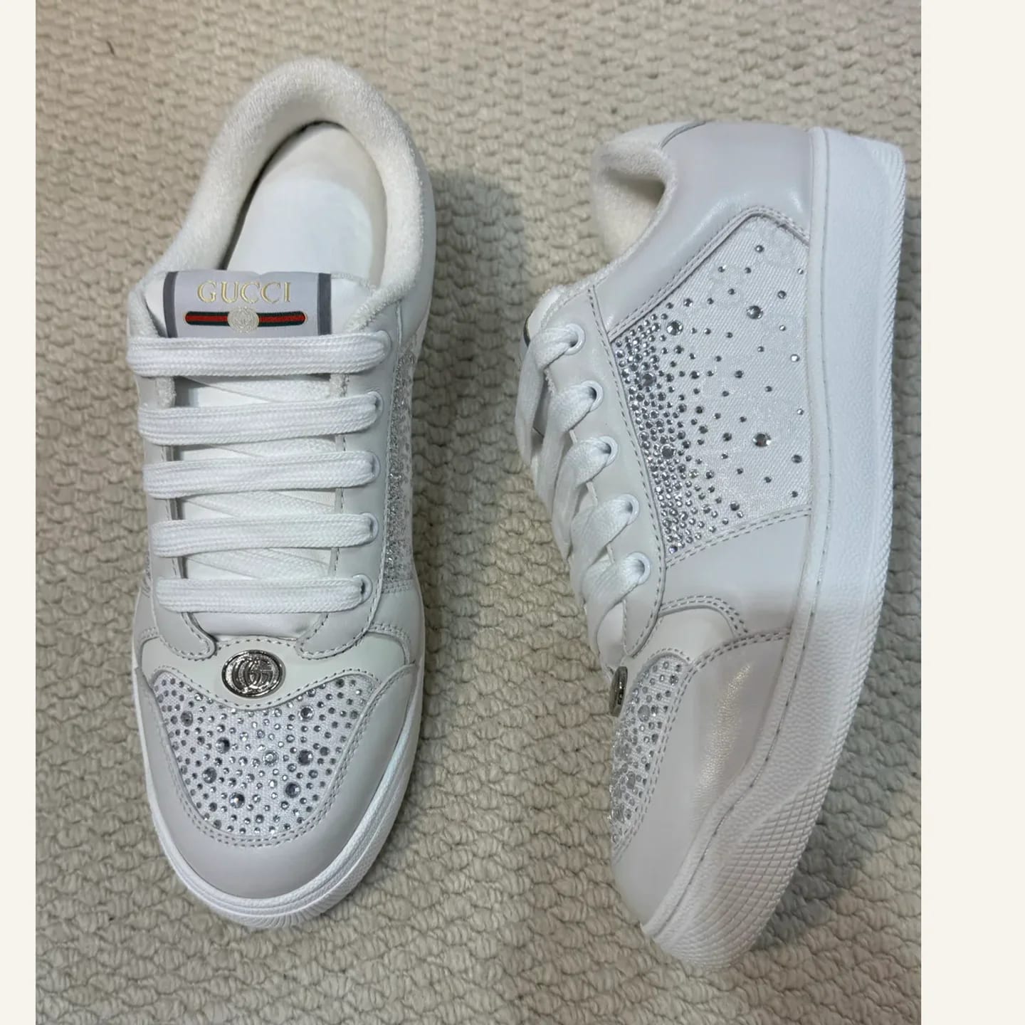 Gucci Crystal GG Low-top Sneaker 縮圖 3