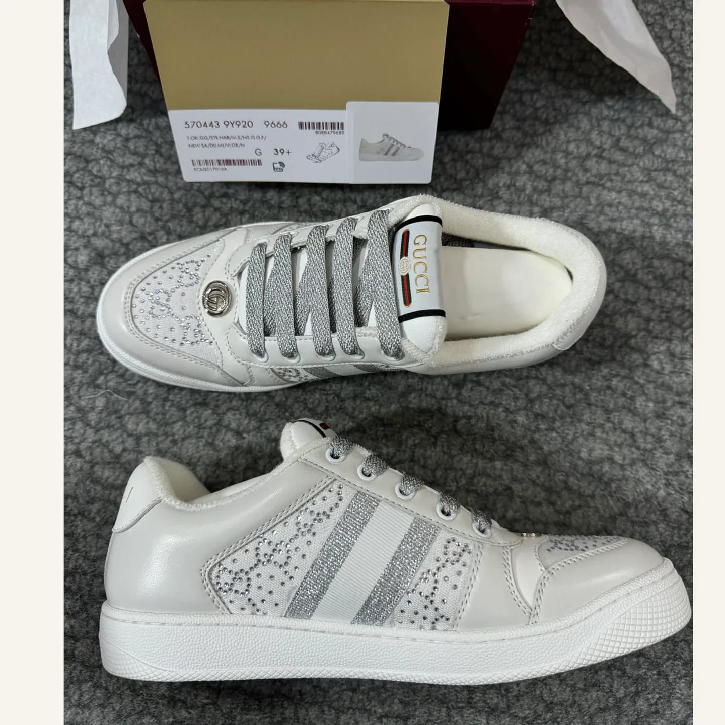 Gucci Crystal GG Low-top Sneaker 縮圖 4