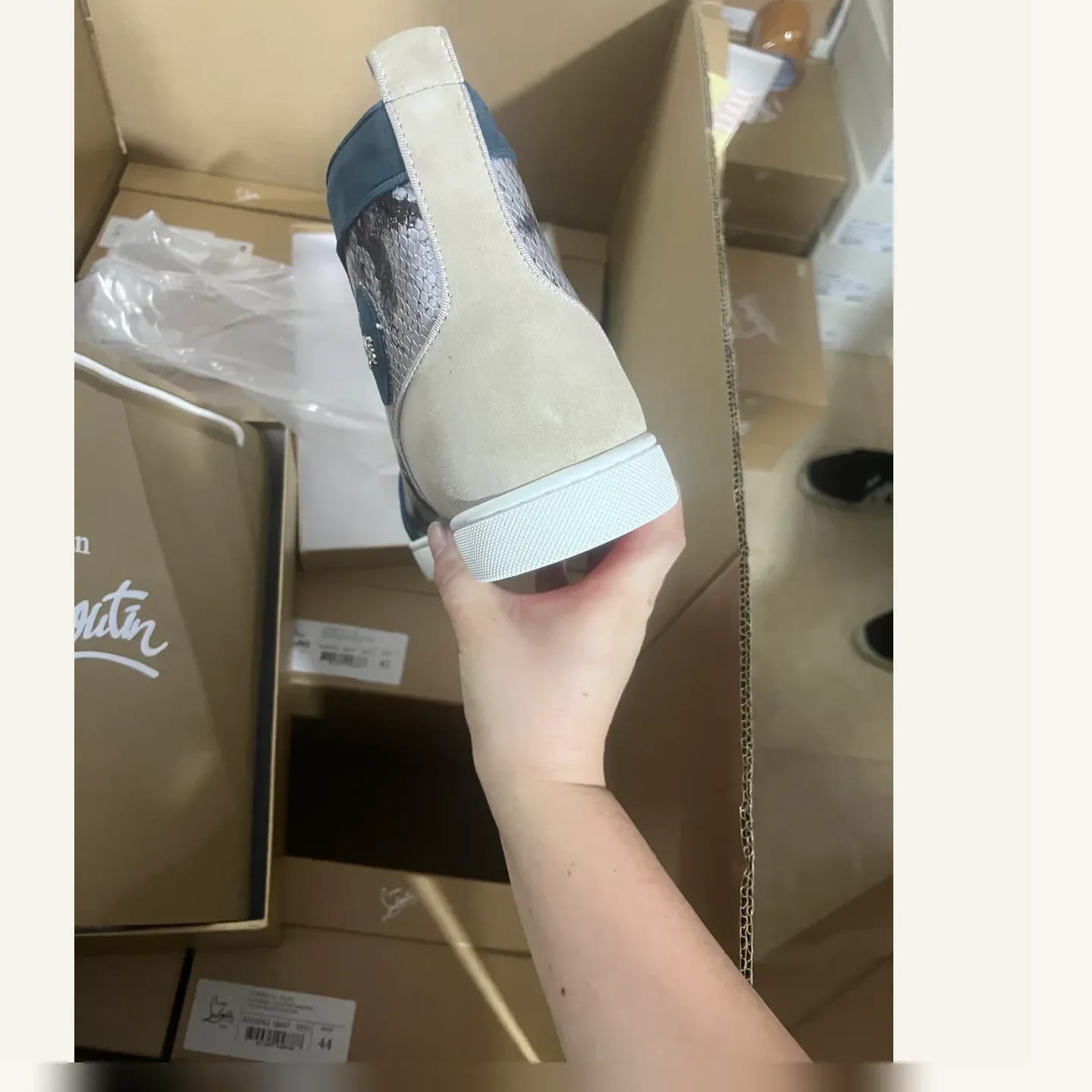 Christian Louboutin Spikes High-top Sneaker 縮圖 4