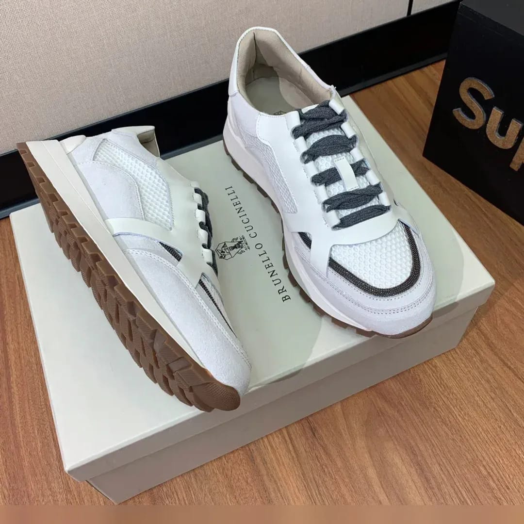 Brunello Cucinelli Monili-chain Sneaker 縮圖 3