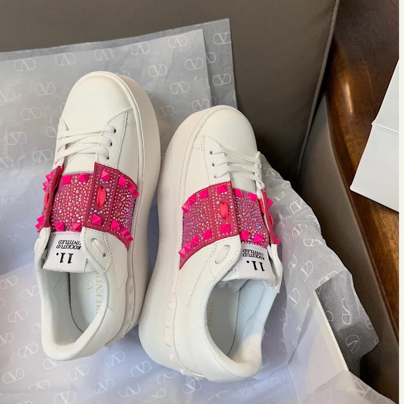 Valentino Garavani VLTN Platform Sneaker 縮圖 3