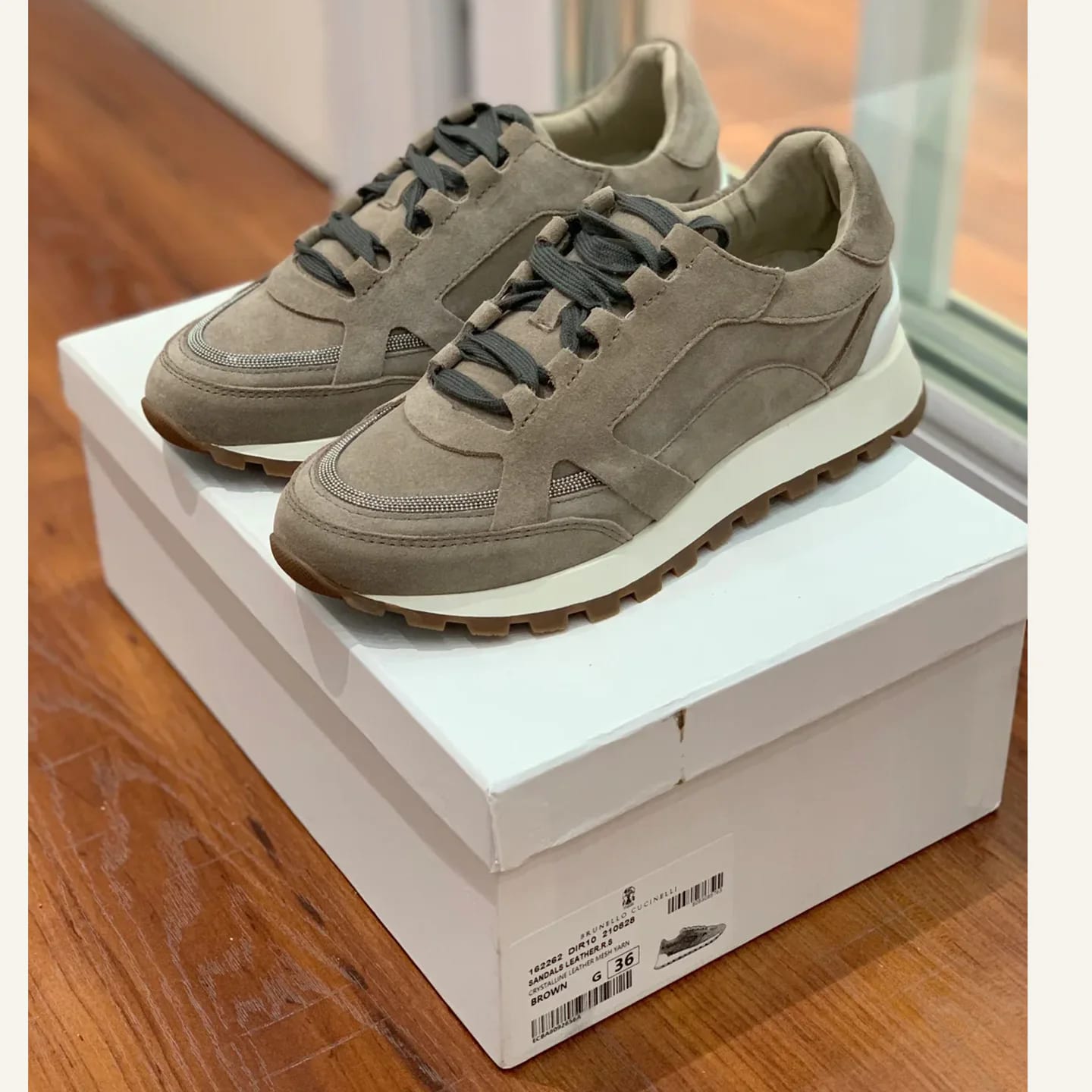 Brunello Cucinelli Monili-chain Sneaker 縮圖 4